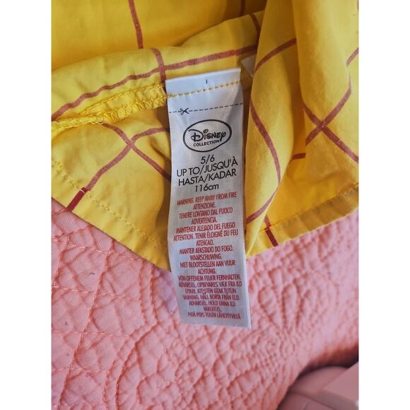 Official Disney Woody Toy Story Costume Shirt Yellow Unisex Kids Size 5/6 - Picture 7 of 9
